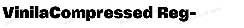 VinilaCompressed Reg字体转换